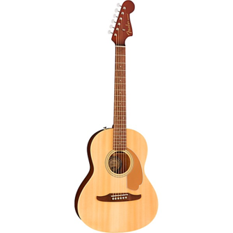 13. Surprenez les amateurs de musique avec une mini guitare acoustique Fender Sonoran en finition naturelle-0