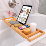 5. A Luxury Bamboo Bath Tray for Bathtub-0