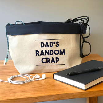 17. Personalized 'Random Crap' Storage Organizer – Fantastic for Those Who Want Keeping Things Tidy-0