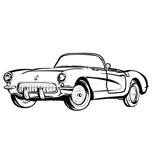 Outline Caricature: Car from Photo