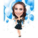 18th Birthday Caricature Gift