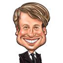 Businessman Caricature Big Head