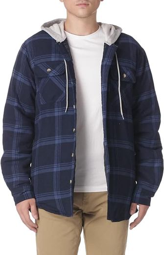 4. Help Him Stay Cozy with the Wrangler Authentic Flannel Shirt Featuring a Quilted Lining for Extra Warmth-0