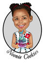 Logo de caricature d'avatar à des fins commerciales