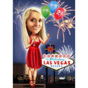 Cartone animato per il 21esimo compleanno a Las Vegas