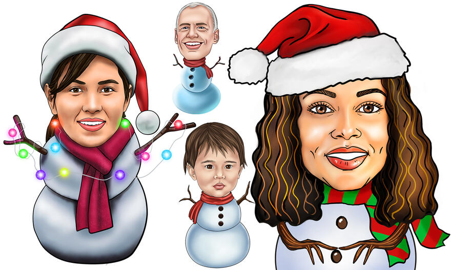 Snowman Caricature