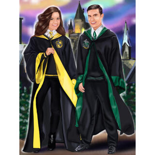 Couple Portrait for Harry Potter Fans