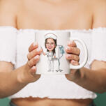 Custom Nurse Caricature Mug