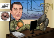 Emekli Asker Karikatürü