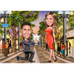 Dibujo de pareja para propuesta