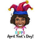 April Fools Day Cartoon gezicht