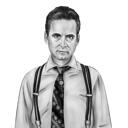 Portrait in Black and White Style