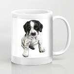 Ritratto personalizzato del cucciolo sulla tazza
