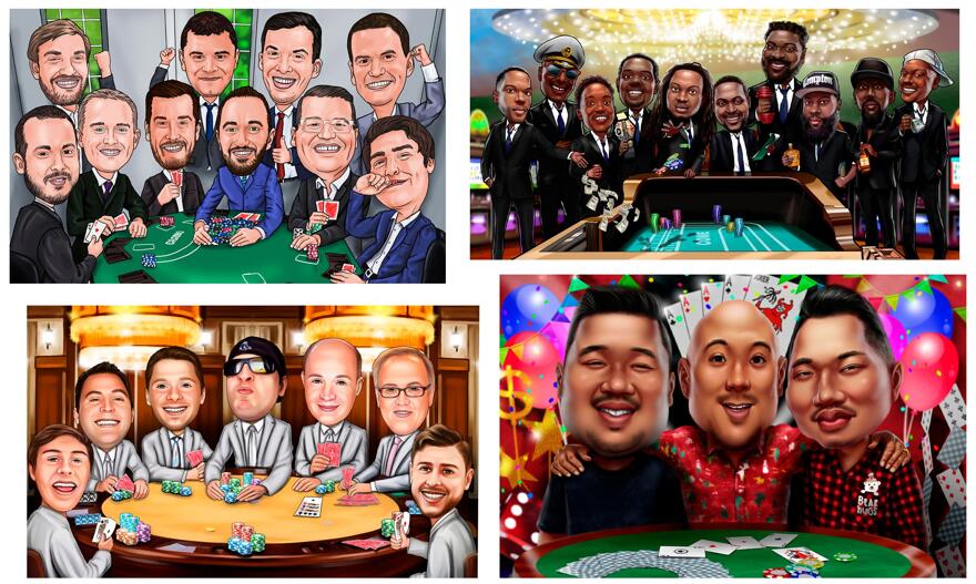Casino Caricature