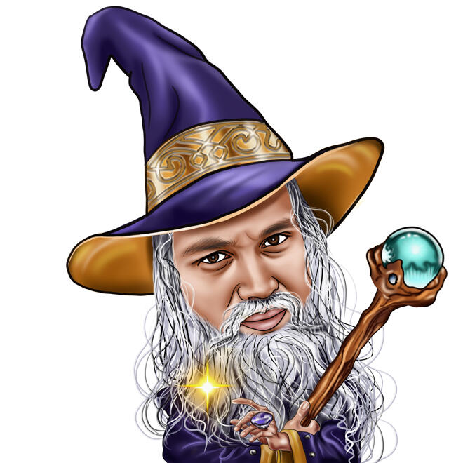 Wizard Caricature