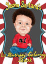 Custom Baby Kid Caricature in Colored Style for Children Portrait Cartoon Birthday Gift