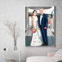 Regalo di nozze personalizzato - Caricatura stampata su poster