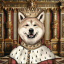 Royal Dog Portrait