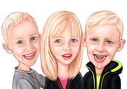 Kinderkarikatuur van foto