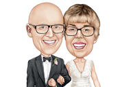 Felice ventesimo anniversario di matrimonio Cartoon