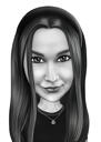 Sosiaaliset jäljet karikatyyri