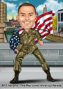 Hizmet Karikatürü İçin Teşekkür - Bayrak Çizimi