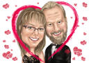 Love+is+...+Couple+Caricature