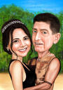 Disegno caricaturale di safari