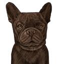 French Bulldog Cartoon