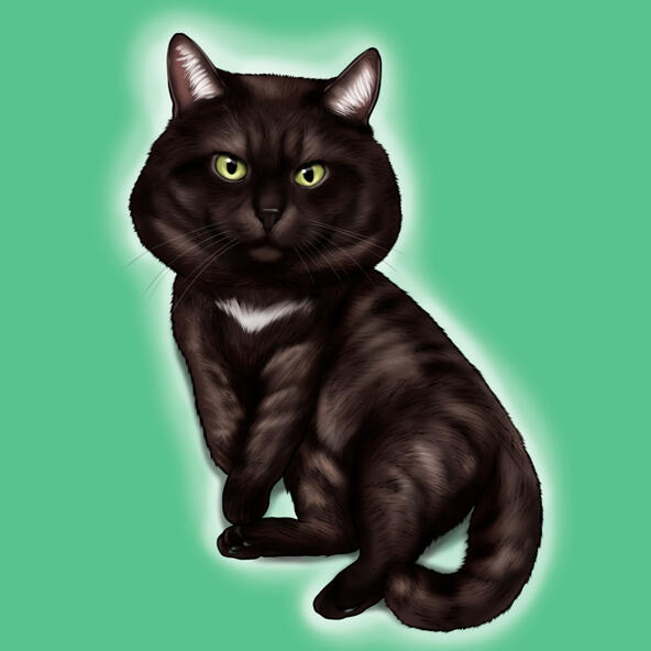 Cat Caricature Portrait