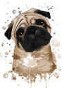 Pet Watercolour Natural Portrait