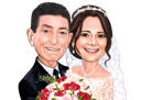Wedding+Proposal+Couple+Caricature+for+Valentine%27s+Day+Gift