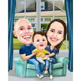 Caricature Family of 3
