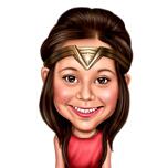 Supersankari Kid Caricature from Photos