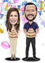Full Body Custom Couple Caricature from Photos for Gift
