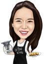 Baker Caricature Cake Studio-logoet