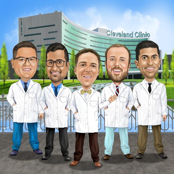 Doctors Group sarjakuva karikatyyri