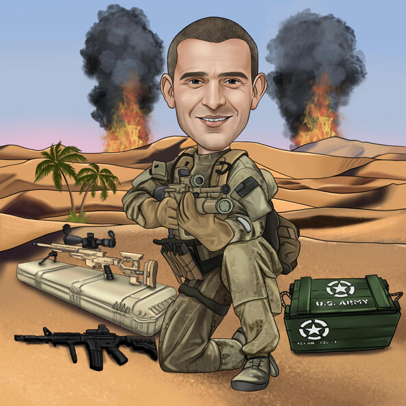 كاريكاتير عسكري