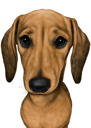 Puppy Caricature from Photo: Digital Style