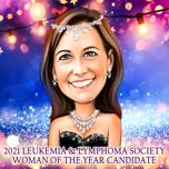 Party Caricature in Colored Style