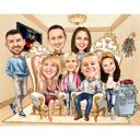 Brugerdefineret Thanksgiving-familieportræt