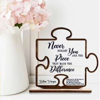 2. You Are The Piece That Made The Difference Puzzle Acrylic Plaque-0