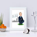 Photo Print: Professional Photo Print of Father's Day Caricature