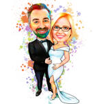 Watercolor Couple Portrait
