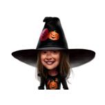 Caricatura de Halloween para crianças com gostosuras ou travessuras