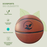 10. Basket-ball en cuir Eco Sports-0