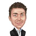 Caricatura digital personalizada a partir de una fotografía.