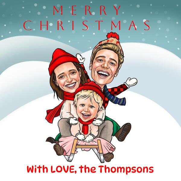 Merry Christmas Cartoon Image