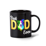 Father's Day Caricature Mug - Best Dog Dad Ever