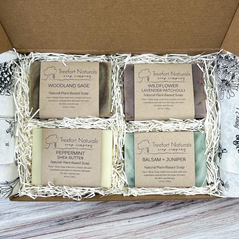 3. Boîtes-cadeaux de savon en barre